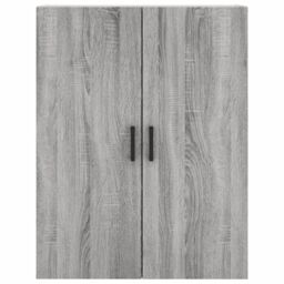 Berkfield Home Wall Mounted Cabinets 2 pcs Grey Sonoma 69.5x34x90 cm - thumbnail 6