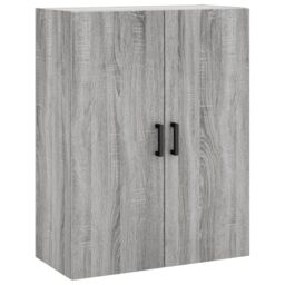 Berkfield Home Wall Mounted Cabinets 2 pcs Grey Sonoma 69.5x34x90 cm - thumbnail 5