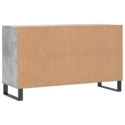Berkfield Home Shoe Cabinet Concrete Grey 102x36x60 cm Engineered Wood - Size: 102 x 36 x 60 cm - thumbnail 6