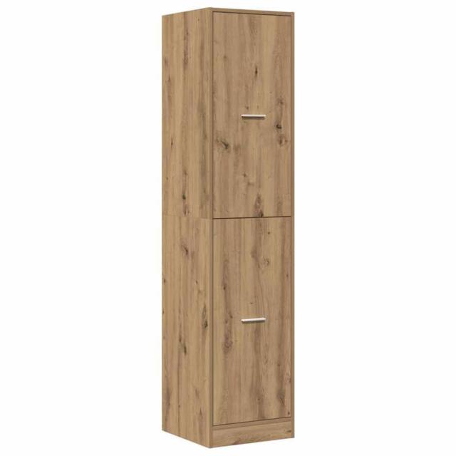 Berkfield Home Apothecary Cabinet¬†Artisian Oak 40x41x174.5 cm Engineered Wood in Brown - image 1