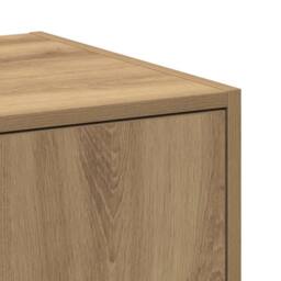 Berkfield Home Apothecary Cabinet¬†Artisian Oak 40x41x174.5 cm Engineered Wood in Brown - thumbnail 8