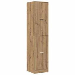 Berkfield Home Apothecary Cabinet¬†Artisian Oak 40x41x174.5 cm Engineered Wood in Brown - thumbnail 1
