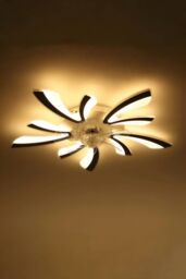 Living and Home 78Cm Creative Ceiling Fan LED Lights in Black - thumbnail 8