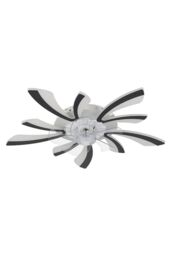 Living and Home 78Cm Creative Ceiling Fan LED Lights in Black - thumbnail 6