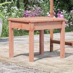 Berkfield Home Garden Bench 50x44x45 cm Solid Wood Douglas in Brown - Size: 50 x 44 x 45 cm - thumbnail 3