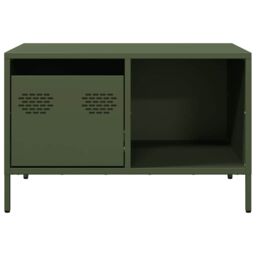 Berkfield Home Coffee Table Olive Green 68.5x50x43.5 cm Cold-rolled Steel - thumbnail 6