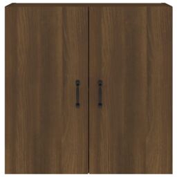Berkfield Home Wall Cabinet Brown Oak 60x31x60 cm Engineered Wood - Size: 60 x 31 x 60 cm - thumbnail 3