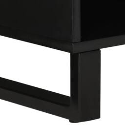 Berkfield Home TV Cabinet 100x33x46 cm Solid Wood Mango&Engineered Wood - Size: 100 x 33 x 46 cm - thumbnail 7