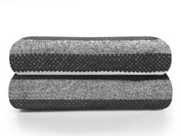GAVENO CAVAILIA Royale Stripe Towels Charcoal - Size: Bath Sheet - thumbnail 1