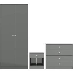 Seconique Denver Trio Set in Grey - thumbnail 2
