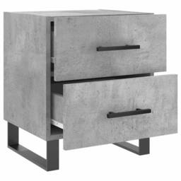 Berkfield Home Bedside Cabinets 2 pcs Concrete Grey 40x35x47.5 cm Engineered Wood - thumbnail 7