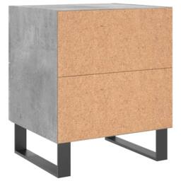 Berkfield Home Bedside Cabinets 2 pcs Concrete Grey 40x35x47.5 cm Engineered Wood - thumbnail 9