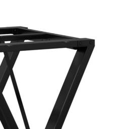Berkfield Home Durable Dining Table Legs Y-Frame 50x40x73 cm Cast Iron in Black - Size: 50 x 40 x 73 cm - thumbnail 7