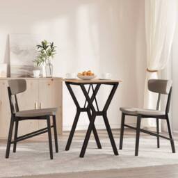 Berkfield Home Durable Dining Table Legs Y-Frame 50x40x73 cm Cast Iron in Black - Size: 50 x 40 x 73 cm