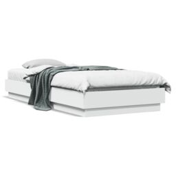 Berkfield Home Bed Frame without Mattress White 90x200 cm Engineered Wood - thumbnail 2