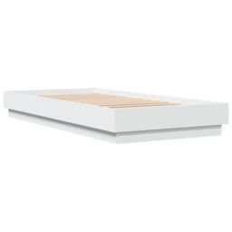 Berkfield Home Bed Frame without Mattress White 90x200 cm Engineered Wood - thumbnail 6