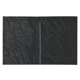 Berkfield Home Party Tent Sidewall 2 pcs with Zipper PE Anthracite in Black - thumbnail 1