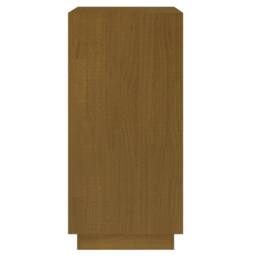 Berkfield Home Book Cabine Honey Brown 40x35x71 cm Solid Pinewood - Size: 40 x 35 x 71 cm - thumbnail 6