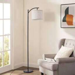 Havendro Remote Control Floor Lamp with Linen Shade - thumbnail 4