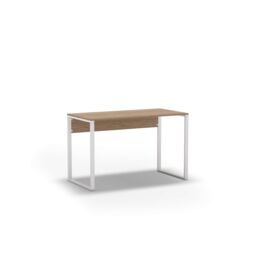 Decortie Inna' Modern Work Table with Sturdy Black Metal Legs 110cm in Natural - Size: 1 Pack - thumbnail 2