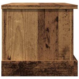 Berkfield Home Storage Box Old Wood 30x50x28 cm Engineered Wood in Brown - Size: 30 x 50 x 28 cm - thumbnail 7
