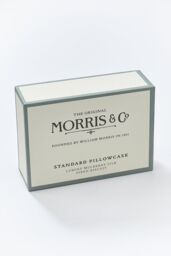 Morris & Co Silk' Standard Pillowcase in Beige - Size: Standard Pillow Case - thumbnail 3