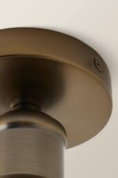 ValueLights Shaw Flush Brushed Brass, Chrome, Gold & Black Ceiling Light Fitting in Bronze - thumbnail 3