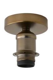 ValueLights Shaw Flush Brushed Brass, Chrome, Gold & Black Ceiling Light Fitting in Bronze - thumbnail 5