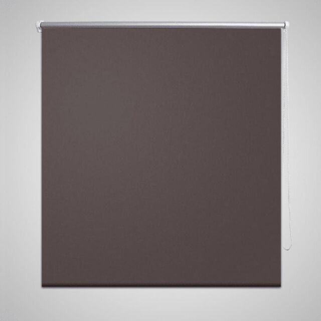 Berkfield Home Roller Blind Blackout 40 x 100 cm Coffee in Brown - image 1