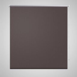 Berkfield Home Roller Blind Blackout 40 x 100 cm Coffee in Brown - thumbnail 1