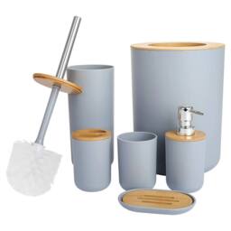 Kelvenix Grey 6-Piece Bathroom Set