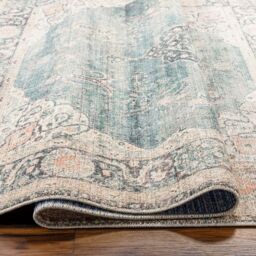 Livabliss Becki Owens Marlene-Vintage Blue Grey Traditional Boho Living Dining Rug - Size: 117 cm x 170 cm - thumbnail 3