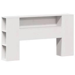 Berkfield Home Decorative Bookcase Bed without Mattress White 140x200cm Solid Wo - Size: 140x200 cm - thumbnail 7