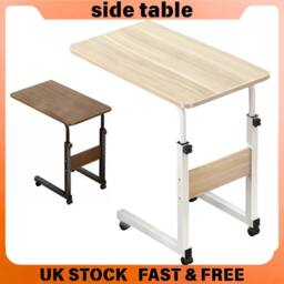 NESTLUNE Wood color Side Table 83x60x40cm in Natural - Size: 100 cm x 15 cm - thumbnail 5