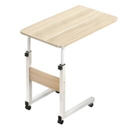 NESTLUNE Wood color Side Table 83x60x40cm in Natural - Size: 100 cm x 15 cm - thumbnail 2