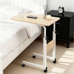 NESTLUNE Wood color Side Table 83x60x40cm in Natural - Size: 100 cm x 15 cm - thumbnail 4