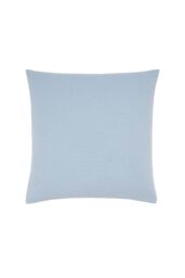 Murmur 'Hush' Cotton Percale Square Pillowcase in Blue - thumbnail 1