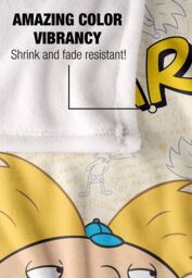 Hey Arnold Arnold & Gerald Silky Touch Super Soft Throw Blanket 152 X 127 cm in White - thumbnail 4
