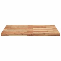 Berkfield Home Table Top Square 90x90x4 cm Solid Wood Acacia in Brown - Size: 90 x 90 x 4 cm - thumbnail 4