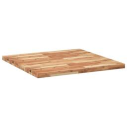 Berkfield Home Table Top Square 90x90x4 cm Solid Wood Acacia in Brown - Size: 90 x 90 x 4 cm - thumbnail 5