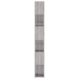 Berkfield Home Book Cabinet/Room Divider Grey Sonoma 100x24x188 cm - Size: 100 x 24 x 188 cm - thumbnail 6
