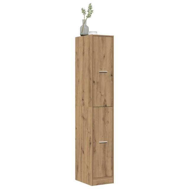 Berkfield Home Elegant Apothecary Cabinet¬†Artisian Oak 30x41x174.5 cm Engineere in Brown - image 1