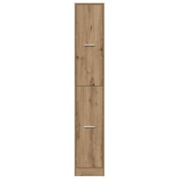 Berkfield Home Elegant Apothecary Cabinet¬†Artisian Oak 30x41x174.5 cm Engineere in Brown - thumbnail 5