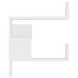 Berkfield Home Wall Corner Shelf White 40x40x50 cm Engineered Wood - Size: 40 x 40 x 50 cm - thumbnail 6