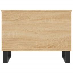 Berkfield Home Coffee Table Sonoma Oak 60x44.5x45 cm Engineered Wood in Brown - thumbnail 6