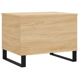 Berkfield Home Coffee Table Sonoma Oak 60x44.5x45 cm Engineered Wood in Brown - thumbnail 5