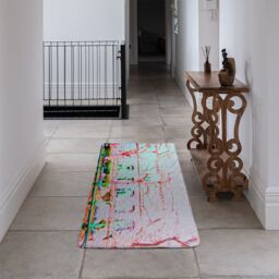 Benjamin Tate Design Red Tree In London Runner Rug in Natural - Size: 67 cm x 230 cm - thumbnail 3