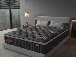 Arthur Sleep Copper Arthur 2000 Medium Firm Memory Hybrid Mattress in Charcoal - Size: Double - thumbnail 2