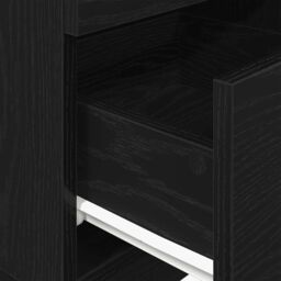 Berkfield Home Bedside Cabinets 2 pcs with 2 Drawers Black 36x36x68 cm - Size: 36 x 36 x 68 cm - thumbnail 9