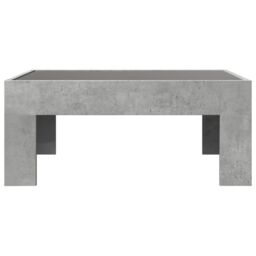Berkfield Home Coffee Table with Infinity LED Concrete Grey 70x50x30 cm - Size: 70 x 50 x 30 cm - thumbnail 6